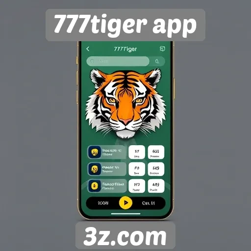 Interface do usuário do 777tiger app é amigável